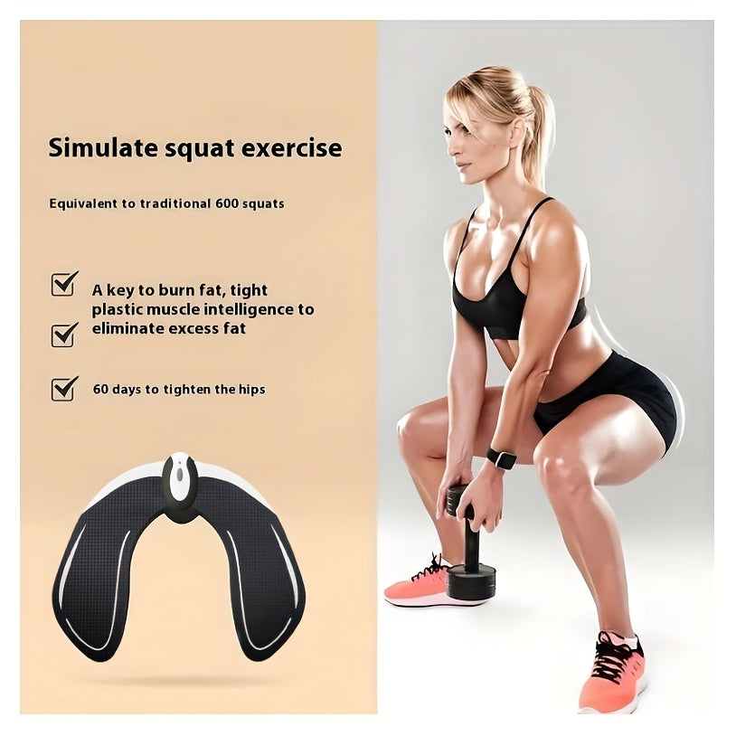 EMS Buttocks Trainer, Suitable For Buttocks, Shaping A Charming Figure, Effectively Exercising And Massaging Buttocks Muscles, With Replacement Gel Patch