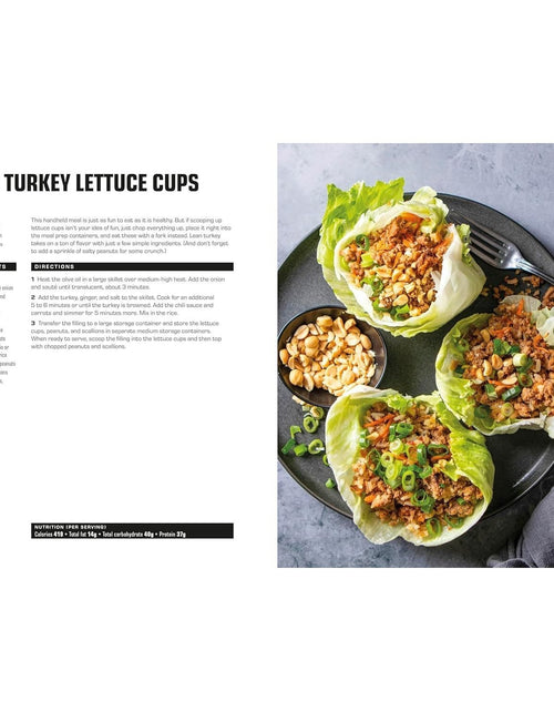 Load image into Gallery viewer, The Bodybuilder&#39;s Meal Prep Cookbook: 64 Make-Ahead Recipes and 8 Macro-Friendly Meal Plans (The Bodybuilder&#39;s Kitchen) Spiral-bound Book
