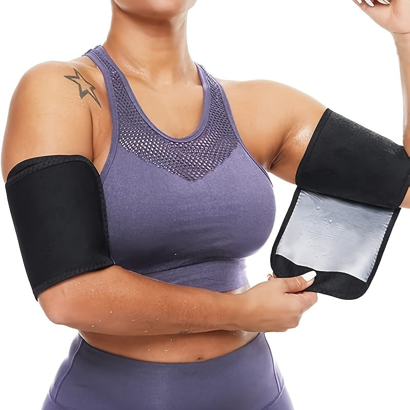 A Pair Of Arm Trimmers, Sauna Sweat Arm Shaping Straps, Adjustable Arm Trainers, And Arm Guards Suitable For Both Men And Women. Suitable For Arm Shaping