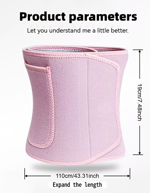 Load image into Gallery viewer, Slimming Sweat Belt Fitness Waist Belt Support for Abdominal Exercise Training to Lose Weight, for Men And Women 5x Sweat, for Fitness
