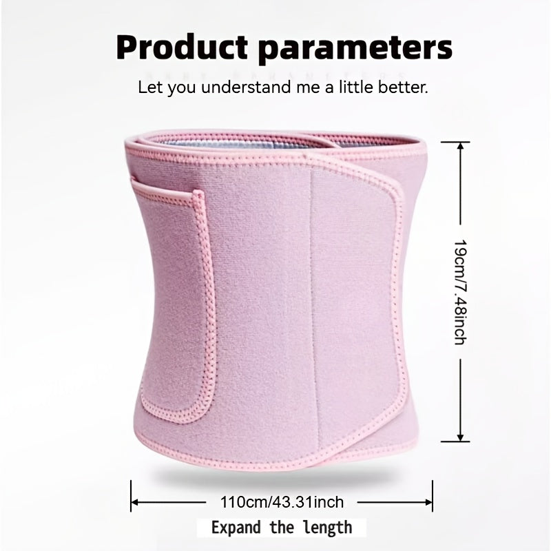 Slimming Sweat Belt Fitness Waist Belt Support for Abdominal Exercise Training to Lose Weight, for Men And Women 5x Sweat, for Fitness