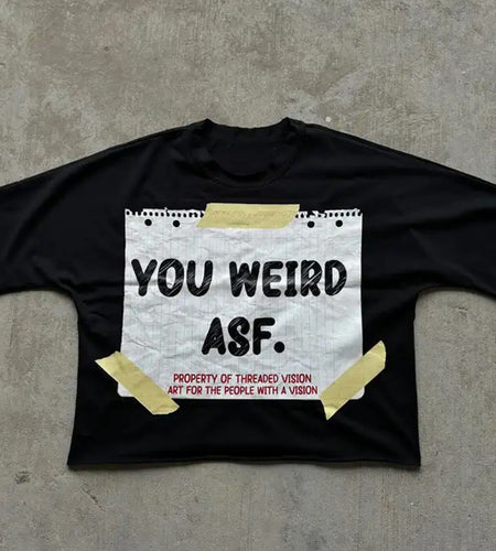 Men's 100% Cotton  Retro Oversized T-Shirt - Black & Yellow Artist Print Short Sleeve Round Neck Casual Streetwear Tee with Music Producer Style Slogan