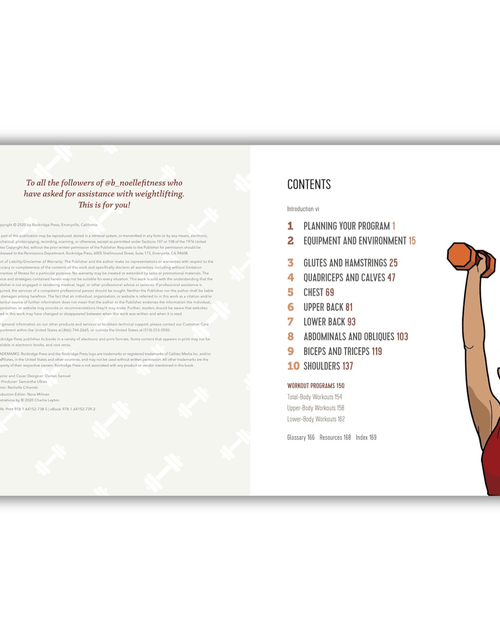 Load image into Gallery viewer, Weight Training for Women: Exercises and Workout Programs for Building Strength with Free Weights (Spiral Bound Book)
