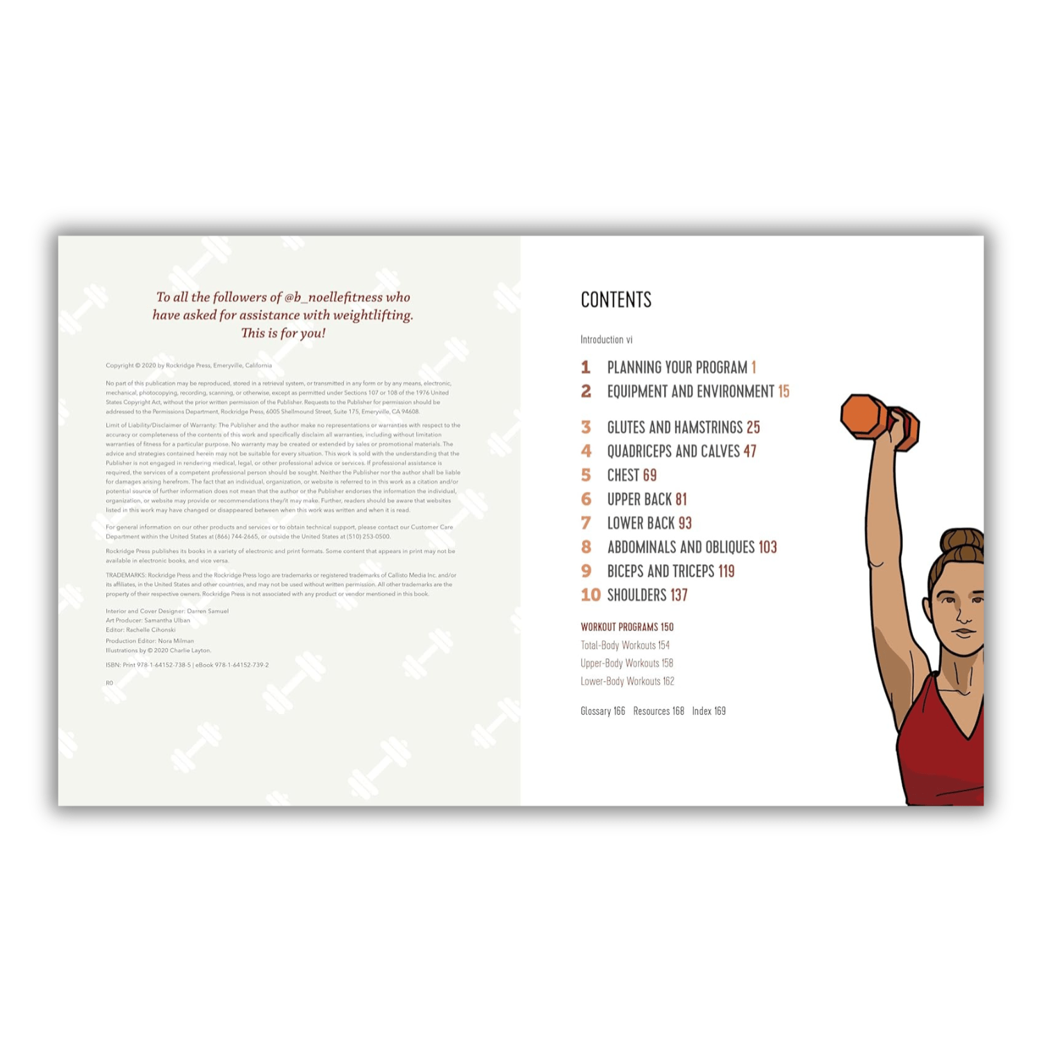 Weight Training for Women: Exercises and Workout Programs for Building Strength with Free Weights (Spiral Bound Book)