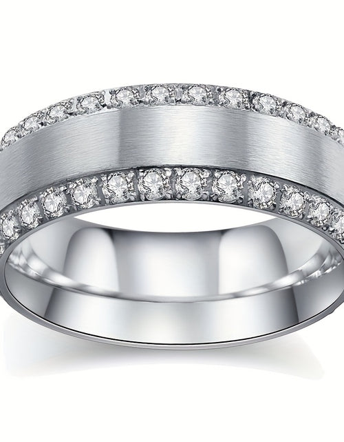 Load image into Gallery viewer, Elegant Zinc Alloy Ring for Men 925 Silver Plated Wedding &amp; Engagement Ring Daily Wear Fashion Jewelry, Great Price
