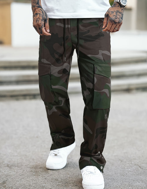 Load image into Gallery viewer, Men&#39;s New Camouflage Overalls, Loose Multi-Pocket Overalls, Casual
