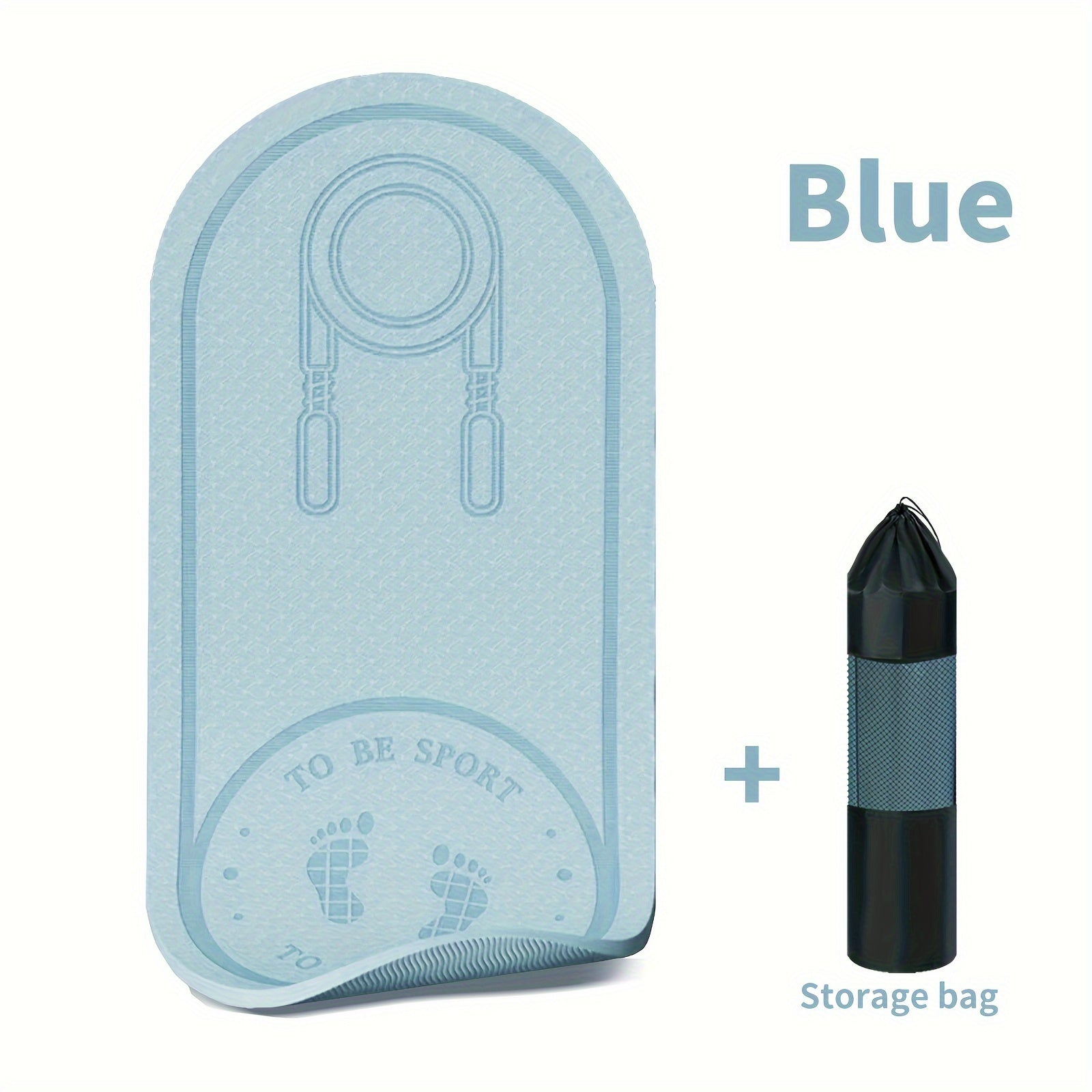 Double-sided Anti-slip Jump Rope Mat: Soft Shock Absorption and Sound Insulation for Home Gym, Fitness, Yoga, and Weight Loss