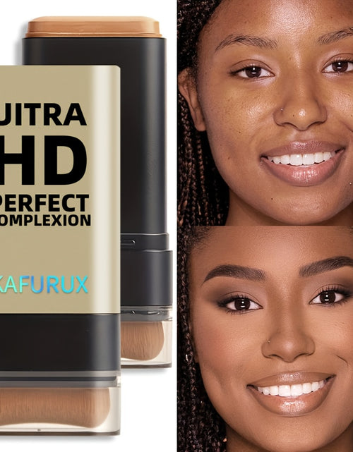 Load image into Gallery viewer, Ultra HD Perfect Complexion Foundation Stick - Natural, Shiny Finish with Brush, Full Coverage Concealer for All Skin Types, Light to Medium Shades, Contouring Essentials |Compact , Foundation |Buildable Coverage
