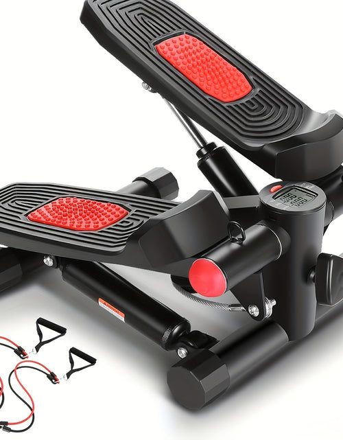 Load image into Gallery viewer, Lightweight Fitness Stepper With 2pcs Resistance Bands, Pedal Exerciser With LCD Monitor, Max Weight 250LBs
