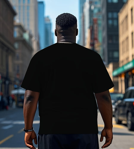 Comfortable Polyester Blend Men's Graphic Tee - I Study Triggernometry Casual/Sporty Style, Round Neck, Non-Transparent PLUS SIZE