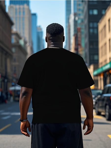 Comfortable Polyester Blend Men's Graphic Tee - I Study Triggernometry Casual/Sporty Style, Round Neck, Non-Transparent PLUS SIZE