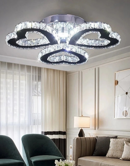 Load image into Gallery viewer, Modern Crystal Led Ceiling Light Nordic Chandelier Living Room Decor Indoor Pandent Lamp Bedroom Fixture Hotel Luxury Luminaire
