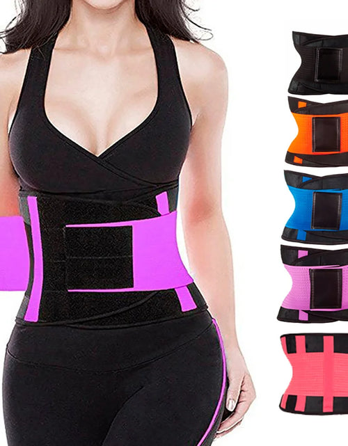 Load image into Gallery viewer, Women Waist Trainer Body Shaper Slimming Belt Sheath Belly Tummy Control Sweat Shapewear Workout Gym
