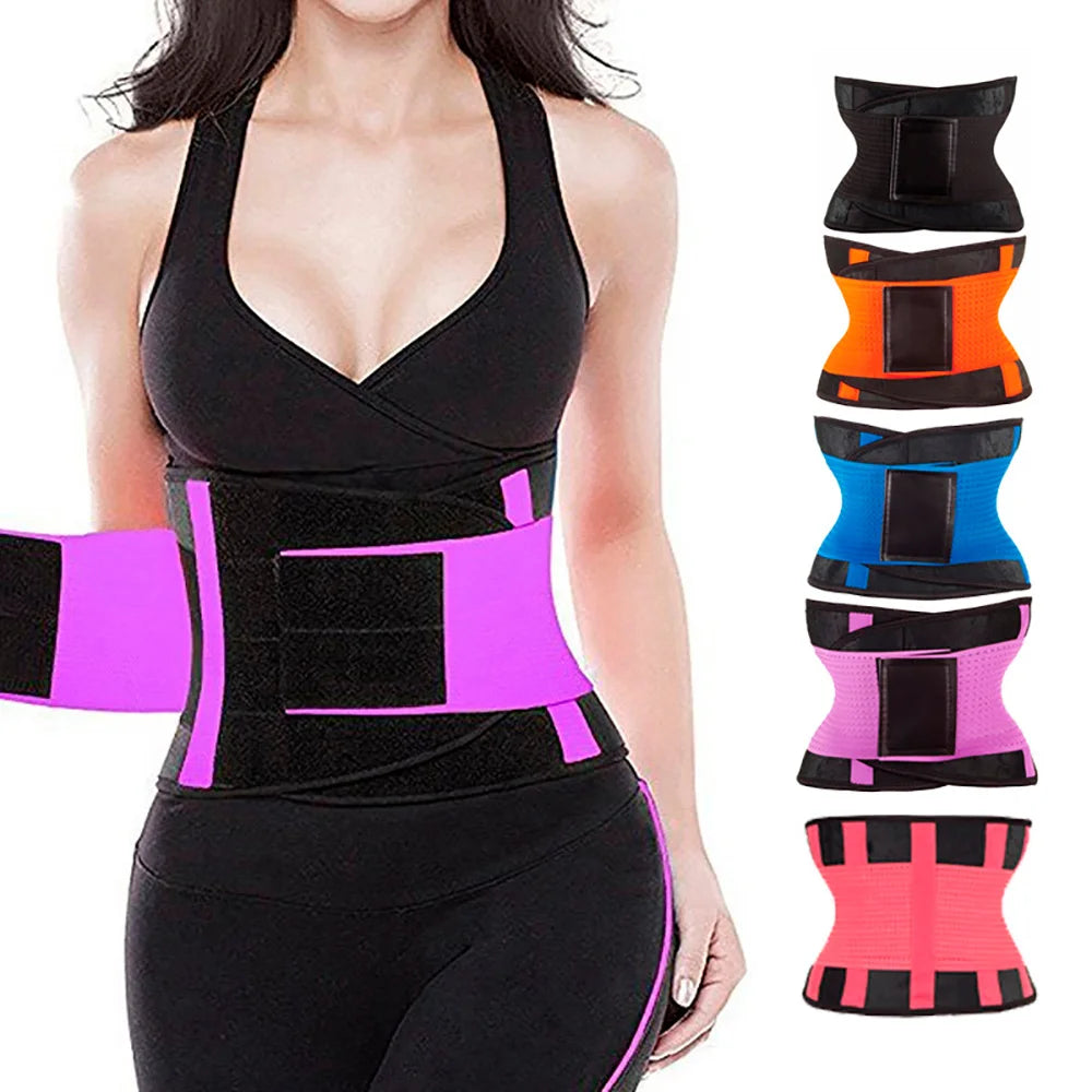 Women Waist Trainer Body Shaper Slimming Belt Sheath Belly Tummy Control Sweat Shapewear Workout Gym