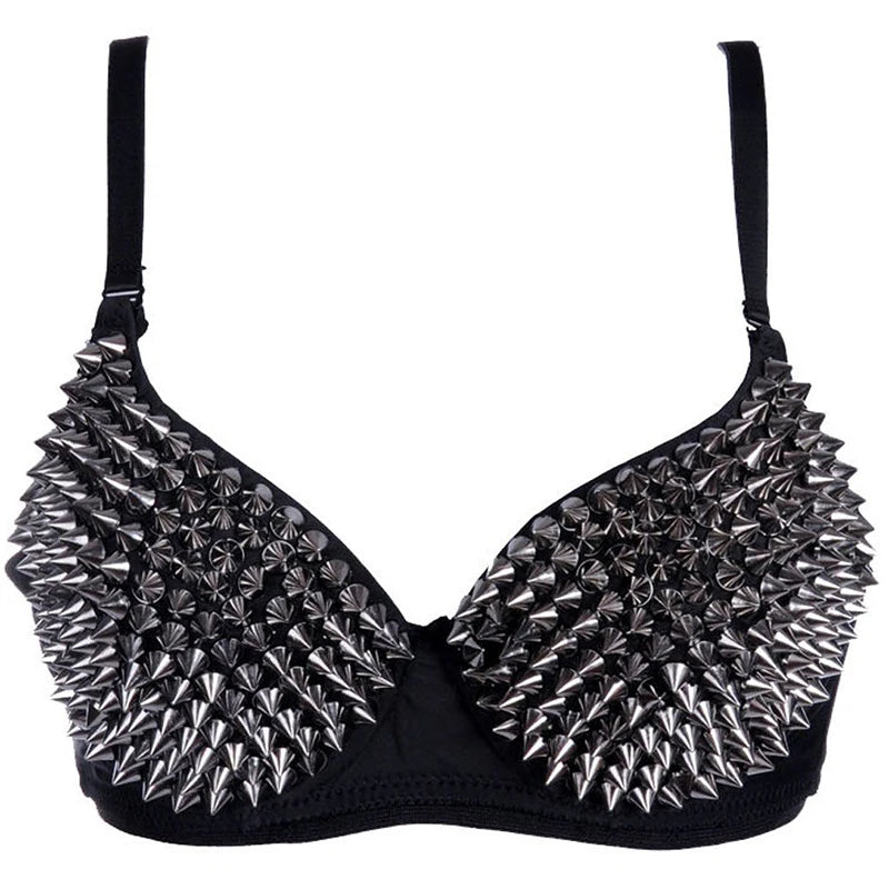 Sexy Lingerie Sexy Women's Rhinestone Cover Bra Top Gold/Silver Plunge Wire Free Bra Fashion Sequined Cover top