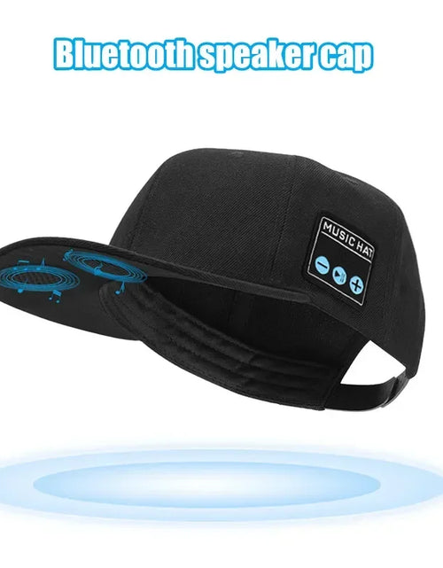 Load image into Gallery viewer, New Hat with Bluetooth Speaker Adjustable Bluetooth Hat Wireless Smart Speakerphone Cap for Outdoor Sport Baseball Cap with Mic
