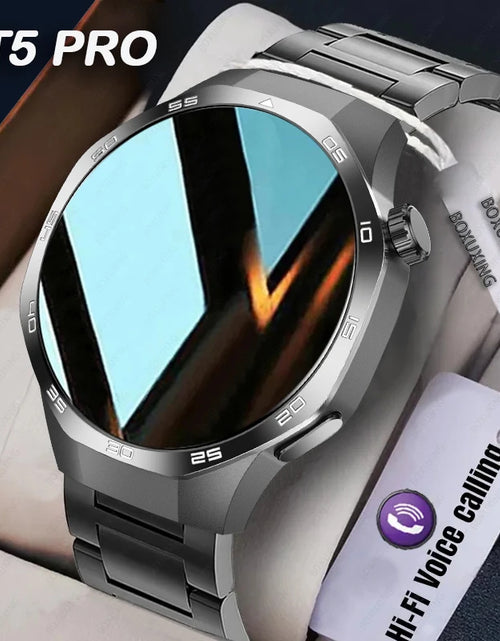 Load image into Gallery viewer, GT5 pro Smart Watch for Men AMOLED HD Screen GPS NFC Heart Rate Bluetooth Call IP68 Waterproof 1.53 Inch Touch Screen Smartwatch
