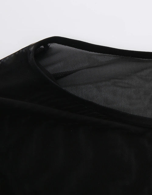 Load image into Gallery viewer, Sexy Unique Transparent T-shirt Men See Through Autumn Long Sleeve Top

