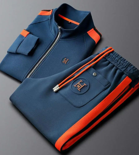 2026 Men Tracksuit Sportswear Embroidered Fashion Two-Piece Suit