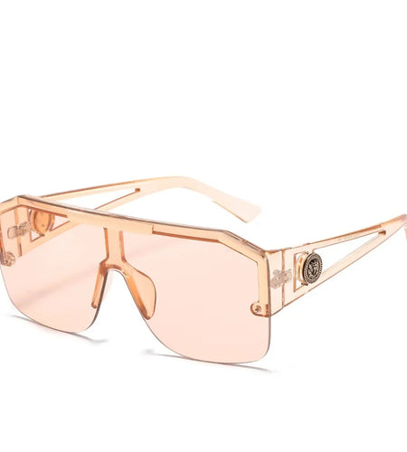 Men And Women Oversized Square Fashion Sunglasses Gradient Colored Sunglasses Uv400