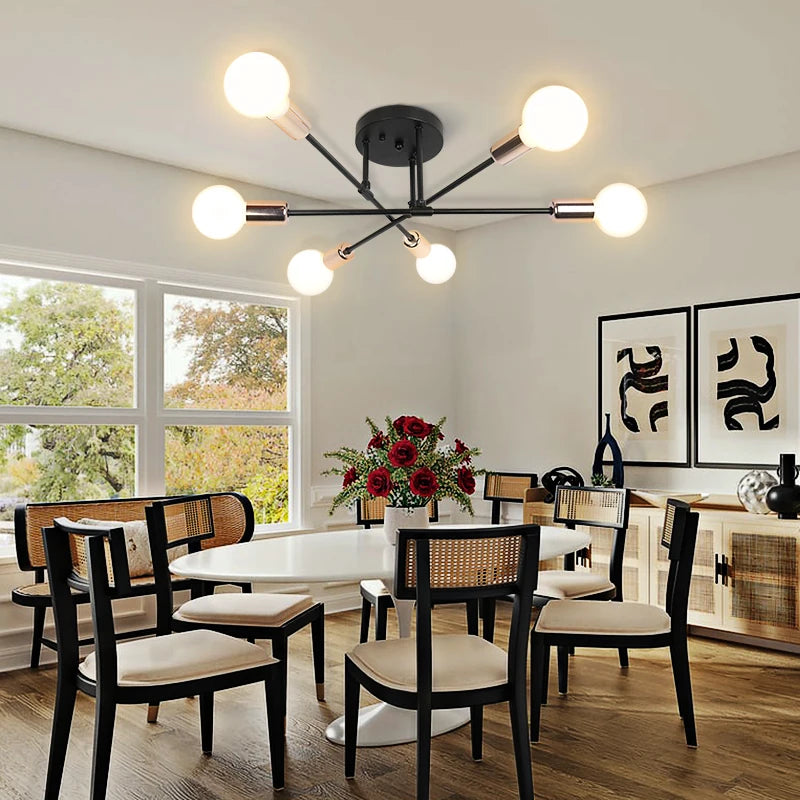 High-end Ceiling Chandelier LED Lights Home Decoration Interior Hanging Kitchen, Dining. or Living Room  Pendant Lamps