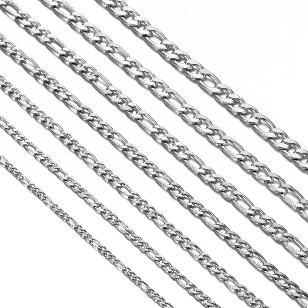 Wholesale 925 Sterling Silver Necklace 2-12mm Width 40-75cm Long Chain Lobster Clasp Men and Women E