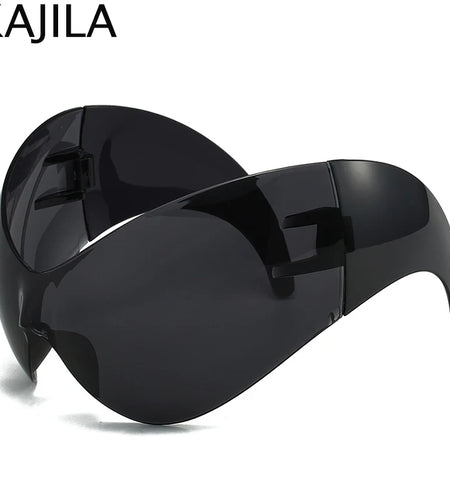 Oversized Y2K Punk One-piece Sunglasses Women/ Men 2025  Sports Sun Glasses For Lady Windproof Goggle UV400
