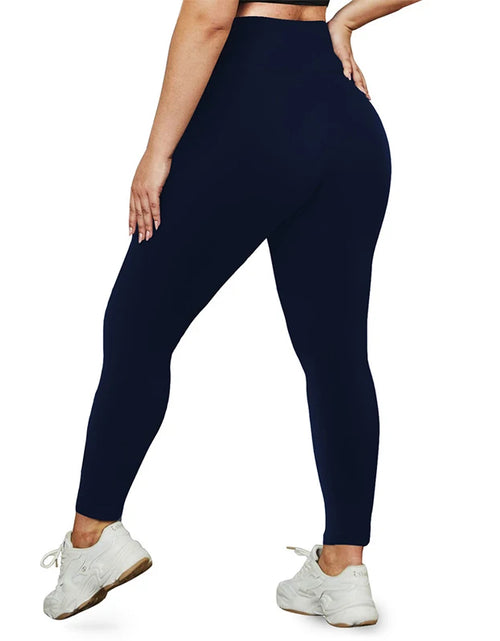 Load image into Gallery viewer, Plus Size Leggings with Pockets for Women High Waisted Tummy Control Soft Stretchy Yoga Pants for Workout Running
