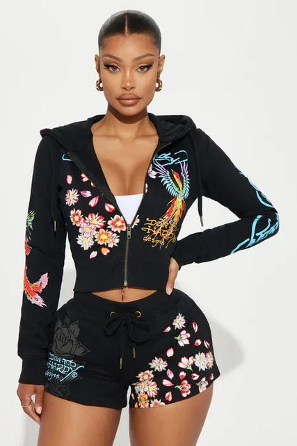 Load image into Gallery viewer, Cross-Border Style Women&#39;s Spring Summer Fashion Casual Short Set

