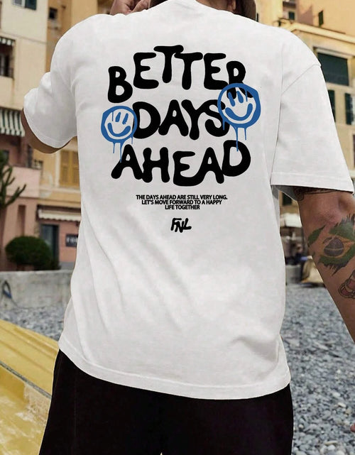 Load image into Gallery viewer, Better Days Ahead Men Cotton T-shirt
