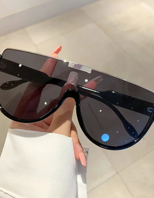 Load image into Gallery viewer, Vintage Semi-round Sunglasses Women Fashion Monoblock Outdoor  Shades
