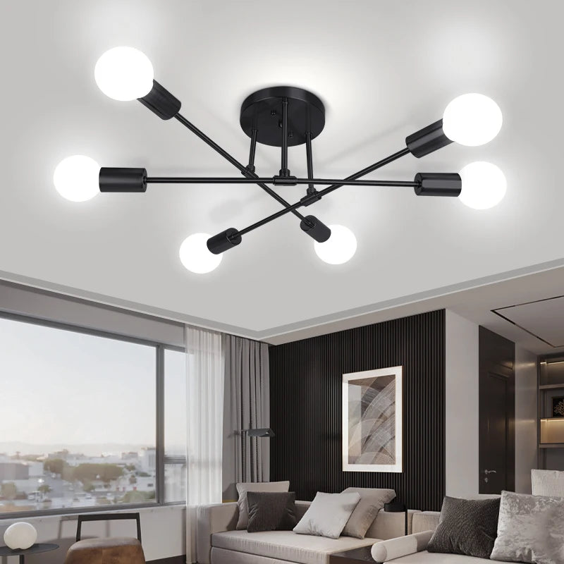 High-end Ceiling Chandelier LED Lights Home Decoration Interior Hanging Kitchen, Dining. or Living Room  Pendant Lamps