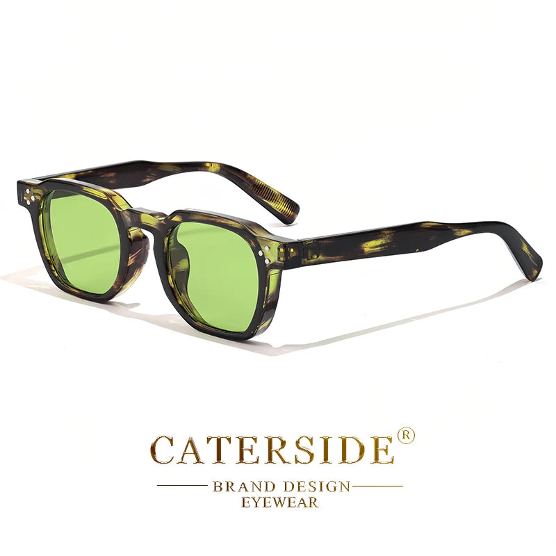 Retro Square Sunglasses UV400 Polarized Men Women Fashion Sun Glasses