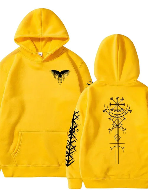 Load image into Gallery viewer, Men's Hoodie High Grade Ancient Viking Rune Pattern Sweatshirt Male
