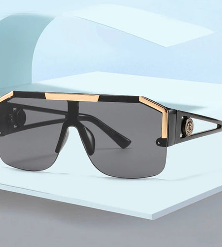 Men And Women Oversized Square Fashion Sunglasses Gradient Colored Sunglasses Uv400