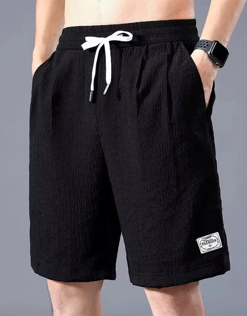 Load image into Gallery viewer, Shorts Men&#39;s Thin Sports Cropped Pants Loose Straight Leg Cool Breathable New Fashion Trend Casual XL-XXXL
