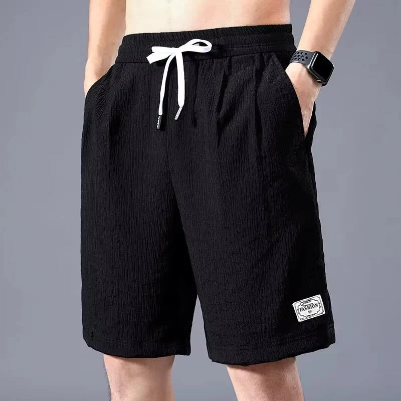 Shorts Men's Thin Sports Cropped Pants Loose Straight Leg Cool Breathable New Fashion Trend Casual XL-XXXL