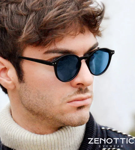 Retro Polarized round Sunglasses UV400 Protection Unisex Vintage Style Casual Fashion Eyewear for Men And Women