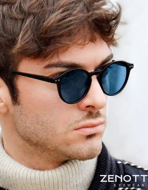 Load image into Gallery viewer, Retro Polarized round Sunglasses UV400 Protection Unisex Vintage Style Casual Fashion Eyewear for Men And Women

