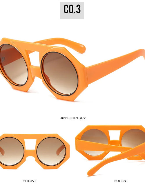 Load image into Gallery viewer, Oversized Round  Sunglasses Women 2025 Luxury Brand
