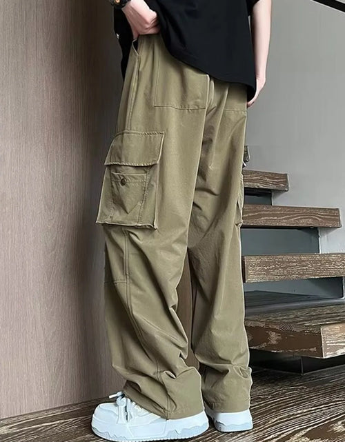 Load image into Gallery viewer, 2025 Men&#39;S Classic Straight Leg Wide Leg Pants Male
