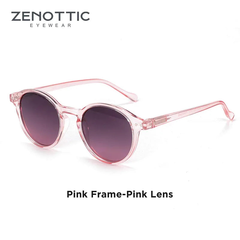 Retro Polarized round Sunglasses UV400 Protection Unisex Vintage Style Casual Fashion Eyewear for Men And Women