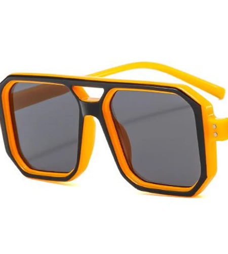Fashion Sunglasses Unisex Candy Color Sun Glasses  Anti-UV Spectacles Square Eyeglasses Double Beam