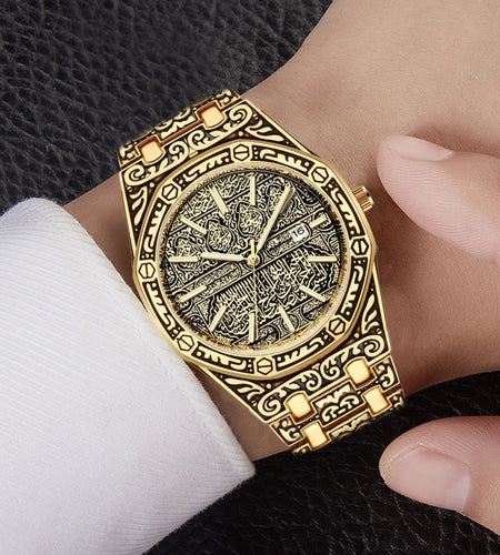 New Hot Watches Fashion Men Stainless Steel Watch Luxury Calendar Quartz Wristwatch Business Watches Man Clock