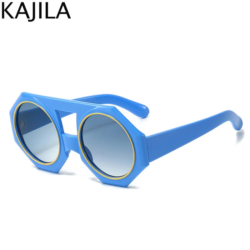 Oversized Round  Sunglasses Women 2025 Luxury Brand