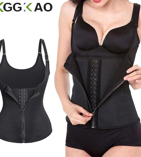 Sweat Waist Trainer Vest Slimming Corset for Weight Loss Body Shaper Sauna Suit Compression Shirt Belly Girdle Tops Shapewear
