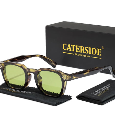 Retro Square Sunglasses UV400 Polarized Men Women Fashion Sun Glasses