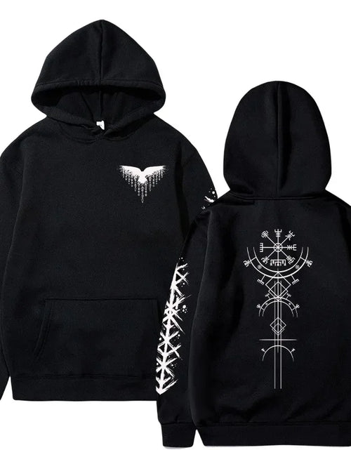 Load image into Gallery viewer, Men's Hoodie High Grade Ancient Viking Rune Pattern Sweatshirt Male
