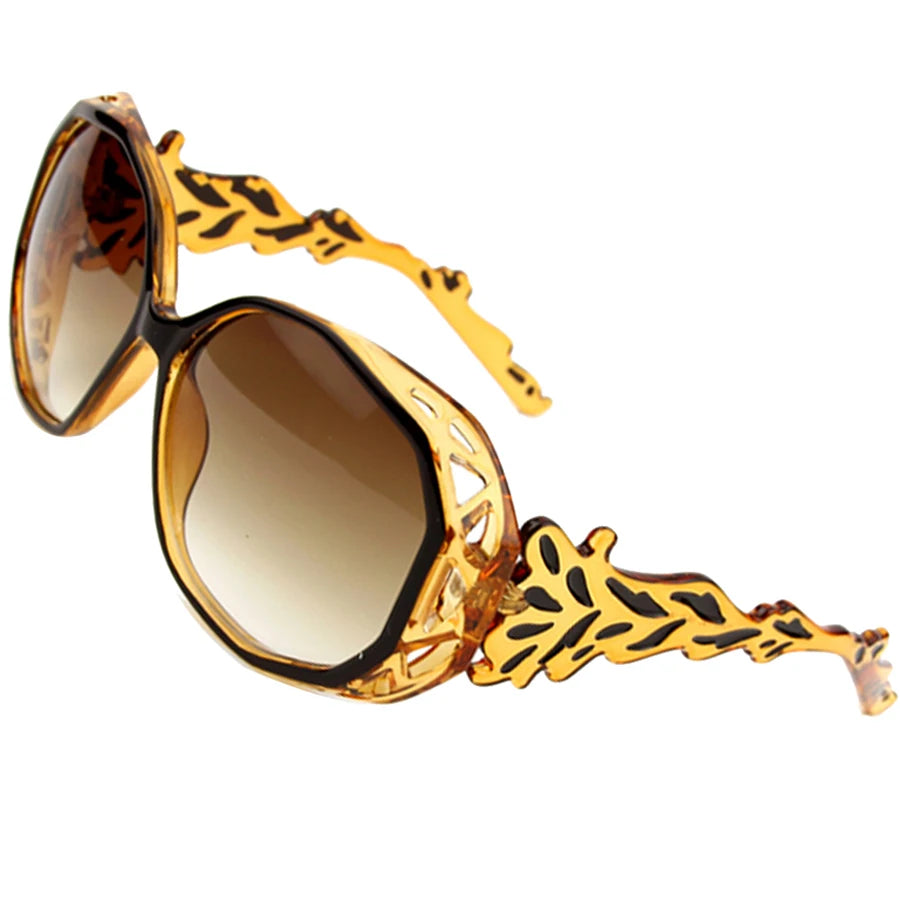 Oversized Spider Polygon Frame Sunglasses Unisex Luxury Designer UV400 Protection Casual Travel Charming Eyewear for Men And Women
