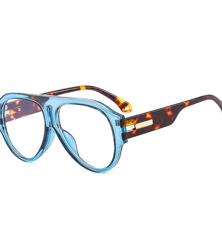 Vintage Square Sunglasses Unisex Oversized Frame UV400 Protection Trendy Design Luxury Sun Shades for Men And Women